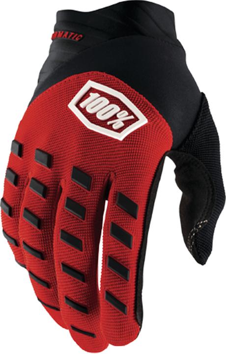 Produktbild 100% Gants Airmatic Youth rouge-noir KM (M)