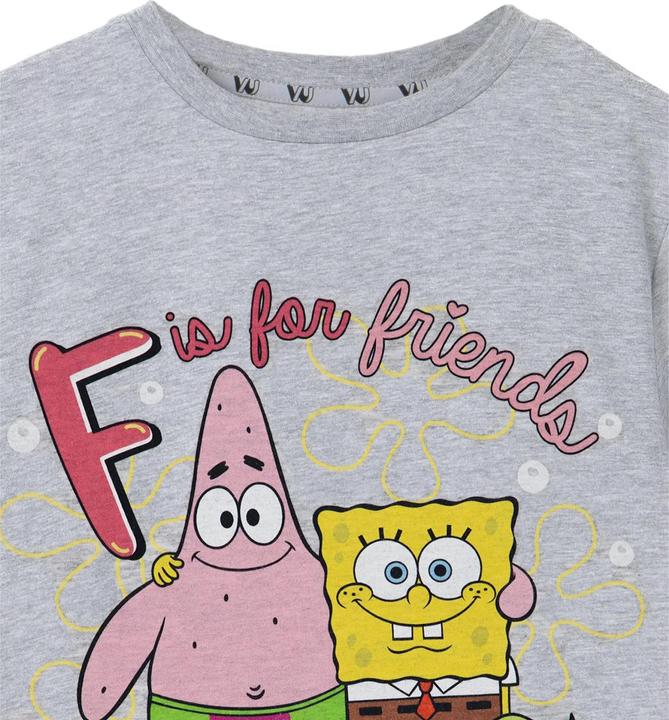 Immagine prodotto Spongebob Squarepants F Is For Friends Maglietta Ragazze (104)