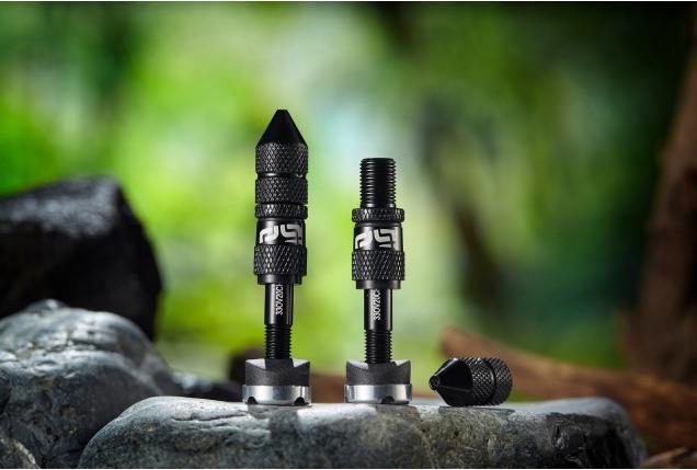 Immagine prodotto e*13 Valvole Schrader Tubeless a riempimento rapido, profondità 23-31 mm, 2 pezzi, nero