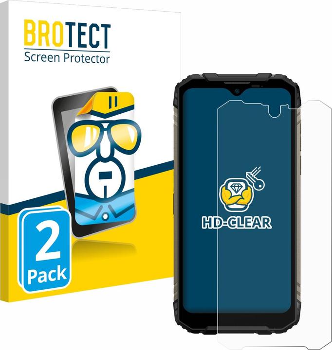 Actual product image BROTECT Screen Protector Clear (2 Piece, Doogee S96 Pro)