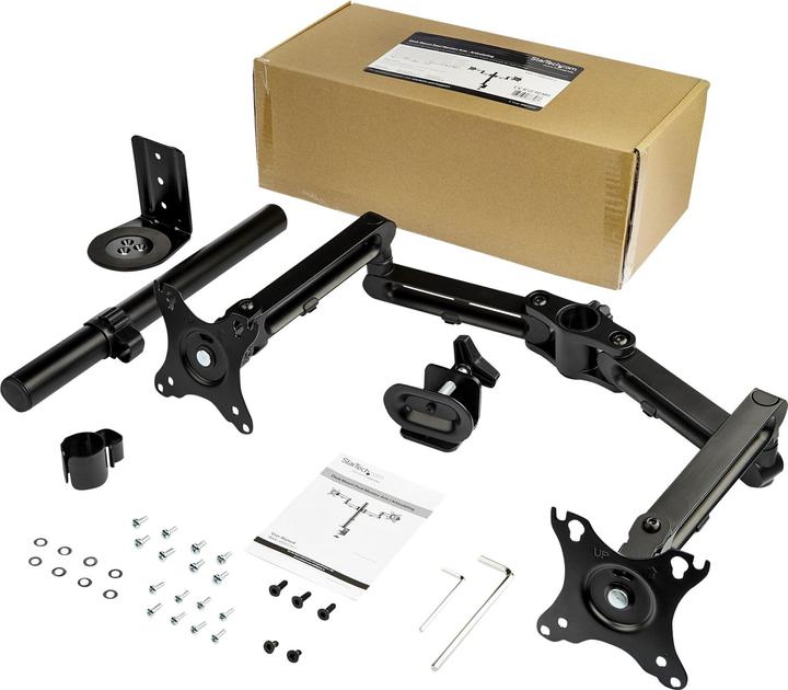 Actual product image StarTech ARMDUAL3 Dual monitor arm for table mounting (articulated arms for up to 32-inch VESA (Table, 32")