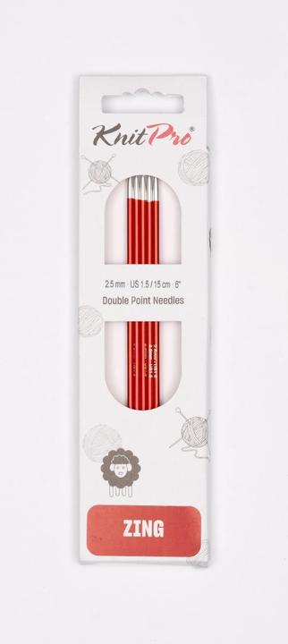 Knitpro Needle set sock needles ZING / 5 pieces