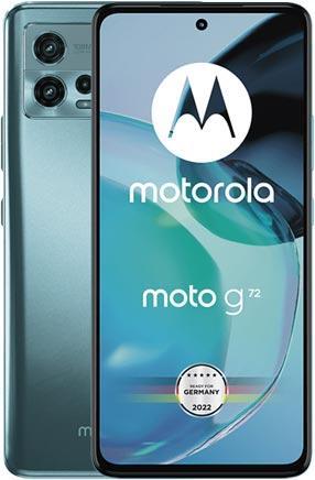 Produktbild Motorola Moto G72 (128 GB, Polar Blue, 6.55", Hybrid Dual SIM, 108 Mpx, 4G)