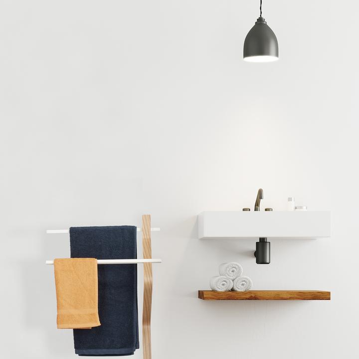 Actual product image Relaxdays Towel rail standing