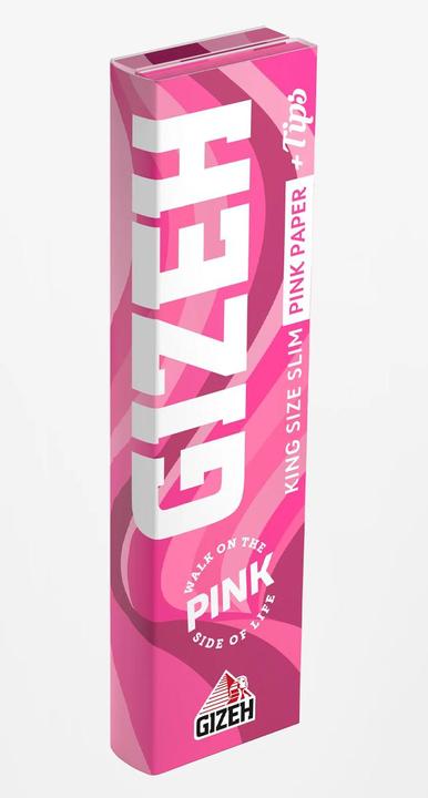 Image du produit ALL Pink King Size Slim + Tips Présentoir 26pcs
