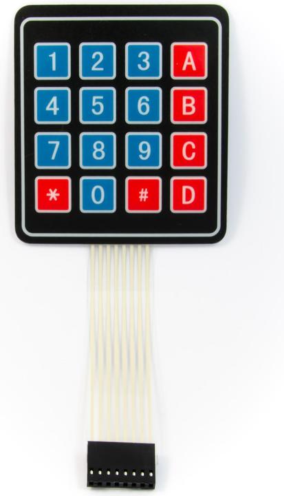 Produktbild Purecrea Folientastatur 16 Tasten / Tastenfeld 4x4 Matrix Keypad