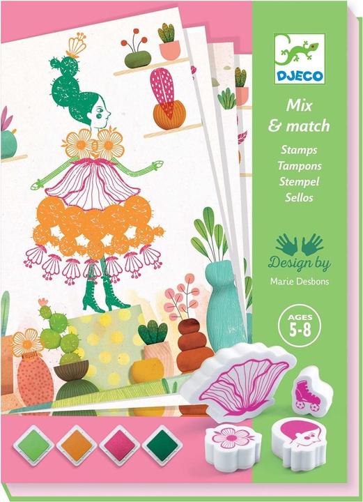 Produktbild Djeco Stempel Blumenmädchen