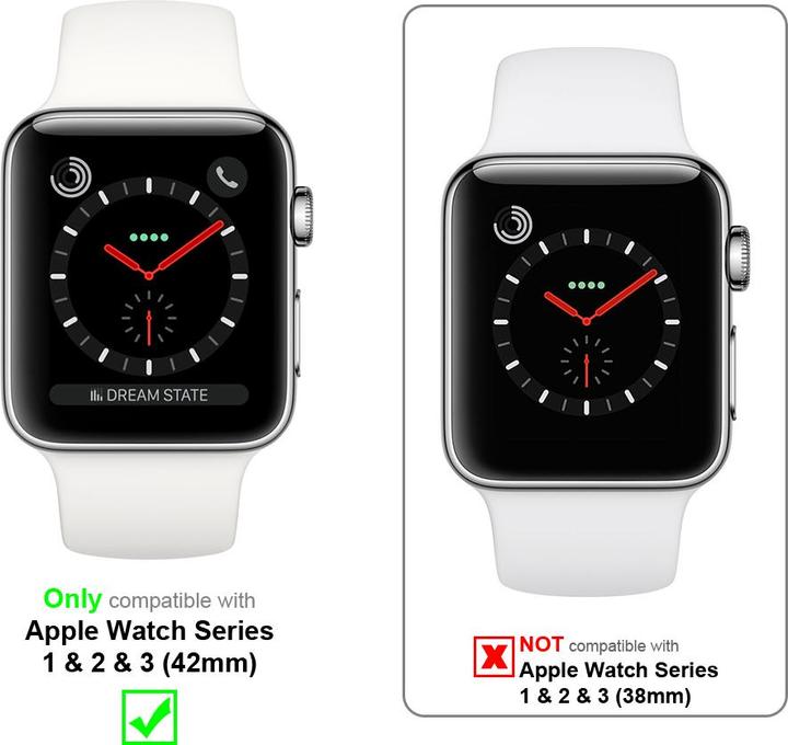 Produktbild Cadorabo Universale Schutzhülle für Apple Watch Series 1 & 2 & 3 (42mm) Tasche mit Gürtelclip