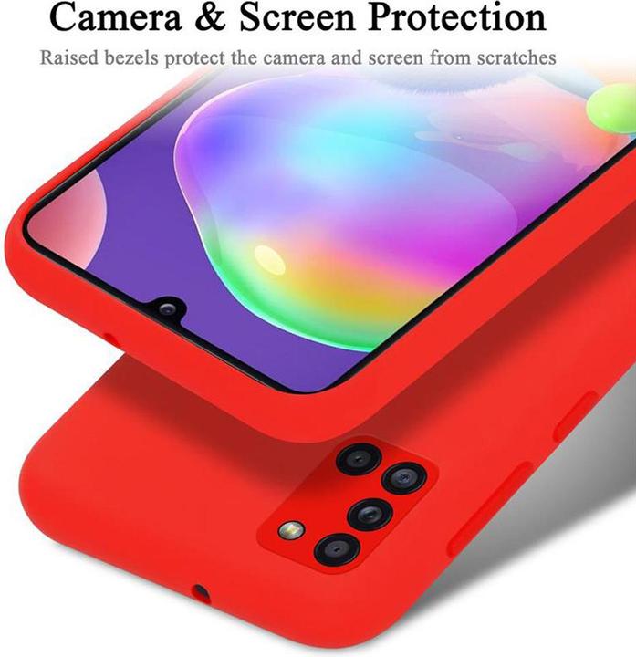 Actual product image Cadorabo TPU Liquid Silicone Case Cover (Samsung Galaxy A31)