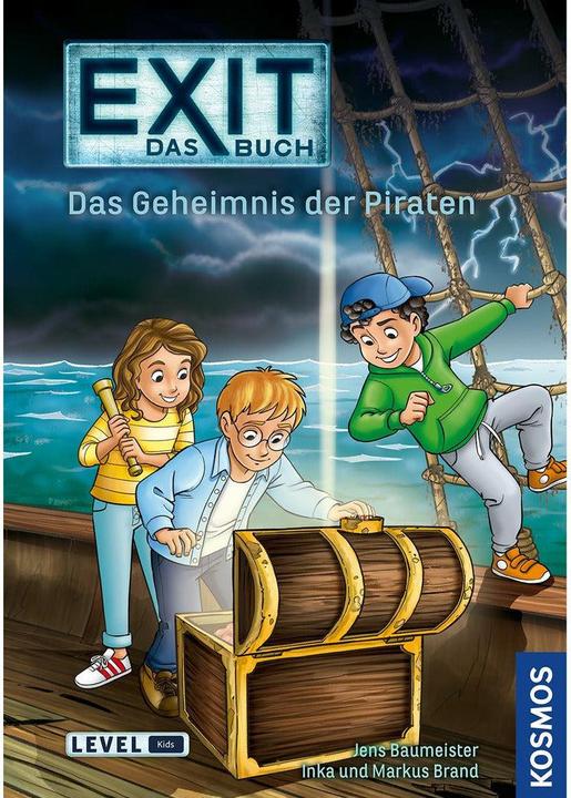 Produktbild Kosmos Kinderspiel EXIT Kids: Das Buch - Das Geheimnis der Piraten (Deutsch, Markus Brand, Baumeister, Inka Brand, 2020)