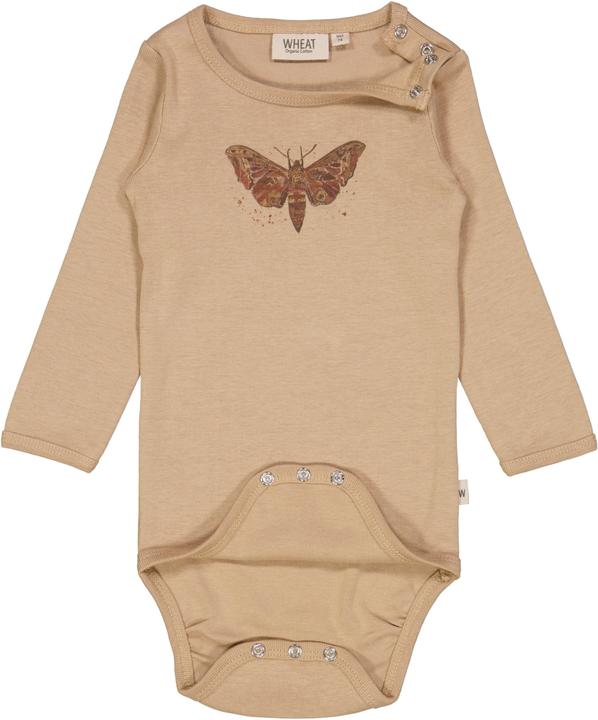 Actual product image Wheat Baby Bodysuit Night owl (80)