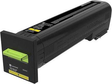 Actual product image Lexmark 82K2HYE toner yellow project 17,000 pages yellow CX 820 series 860 series (Y)