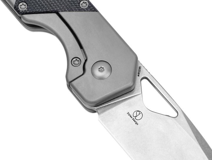Produktbild Kizer Militaw Titanium Micarta Grey (8.50 cm)
