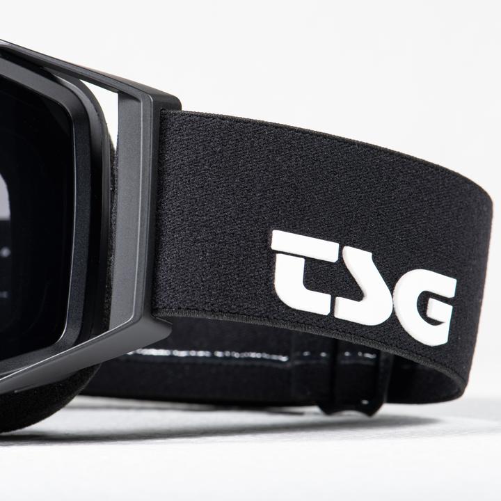 Actual product image TSG mtb goggle presto 3.0 (Solid Black, Black S2 (VLT 20.5%)+Clear S0 (VLT 100%))
