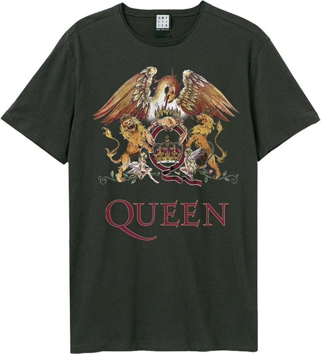Actual product image Amplified Unisex Adult Royal Crest Queen T-Shirt (S)
