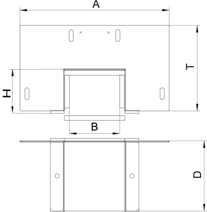 Immagine prodotto OBO Bettermann OBO BSKM-WA 1025 Attacco a muro I120 f. Montaggio a parete e a soffitto (Vari)
