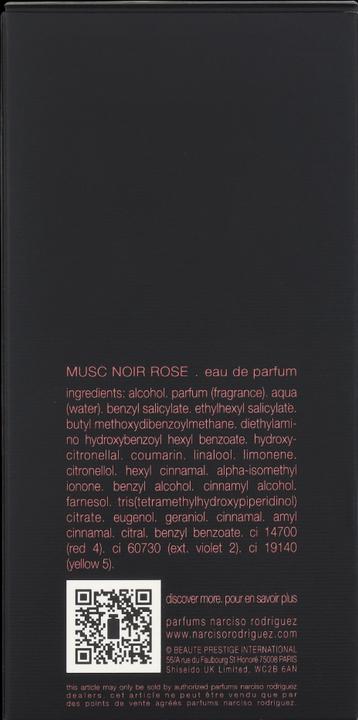 Image du produit Narciso Rodriguez Musc Noir Rose (Eau de parfum, 100 ml)