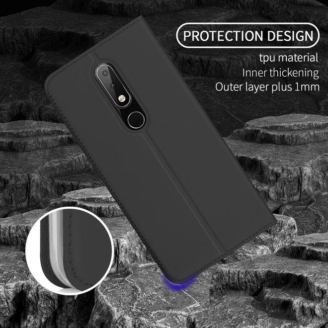 Produktbild MU Classic Classic Leder Bookcover Series (Nokia 6.1 Plus)