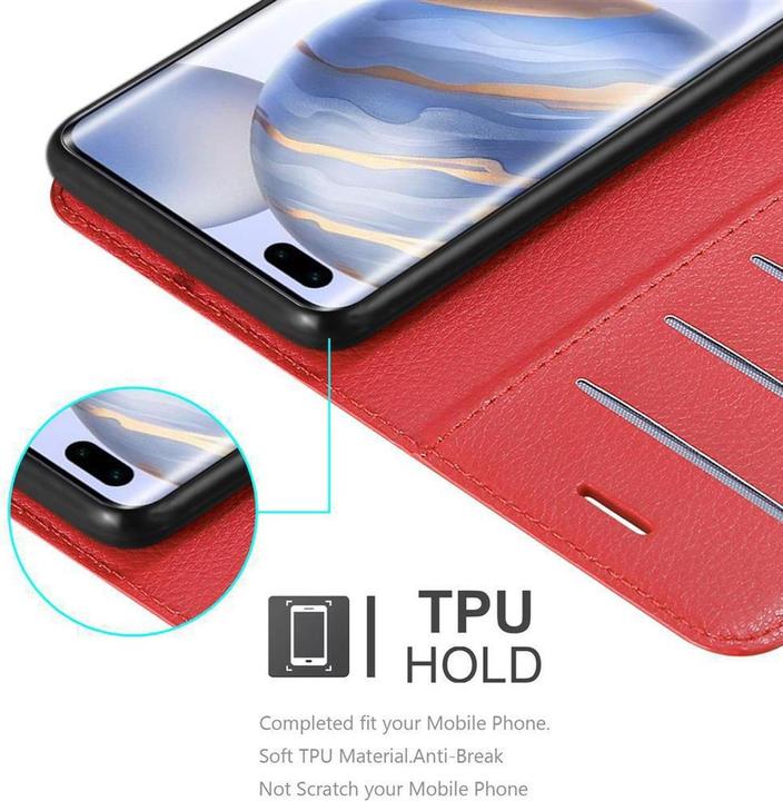 Actual product image Cadorabo Book with stand function cover (Honor 30 Pro+)
