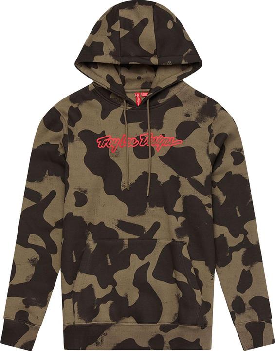 Image du produit Troy Lee Designs Pullover Hoodie, Signature, olive camo, M (M)