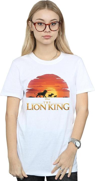Immagine prodotto Disney The Lion King Movie Sunset Logo Maglietta Ampia Donna (XXL)