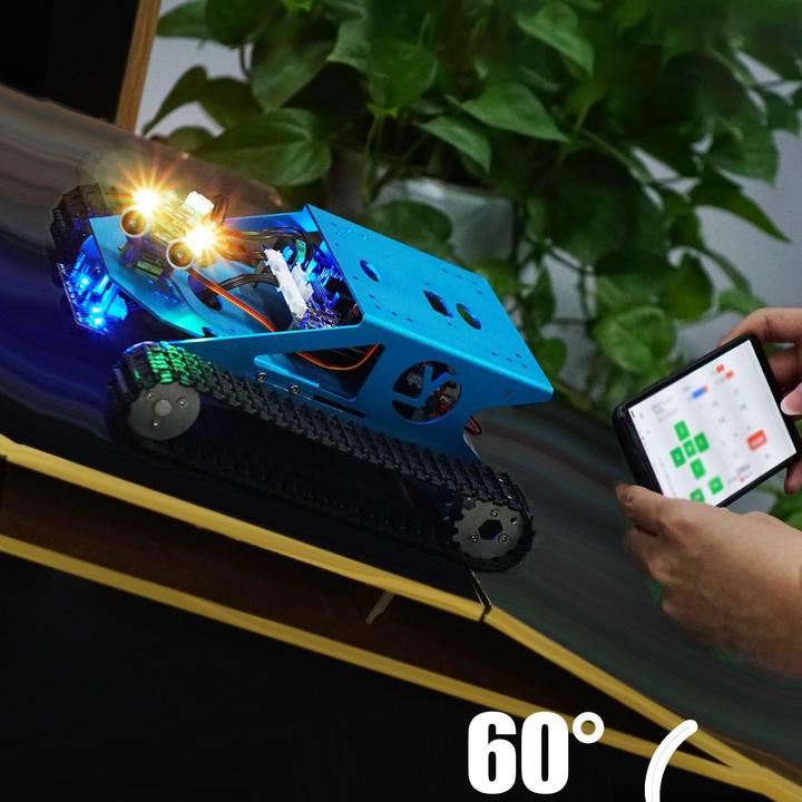 Produktbild micro:bit Raspberry Pi KI-Panzerroboter-Kit mit Kamera