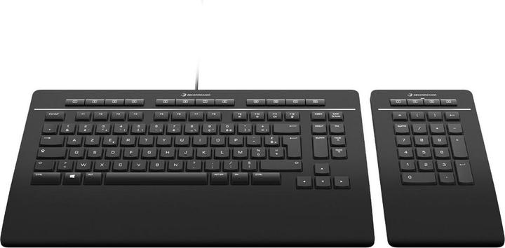 Produktbild 3Dconnexion Keyboard Pro with Numpad (Eng. Int., Kabellos, Kabelgebunden)