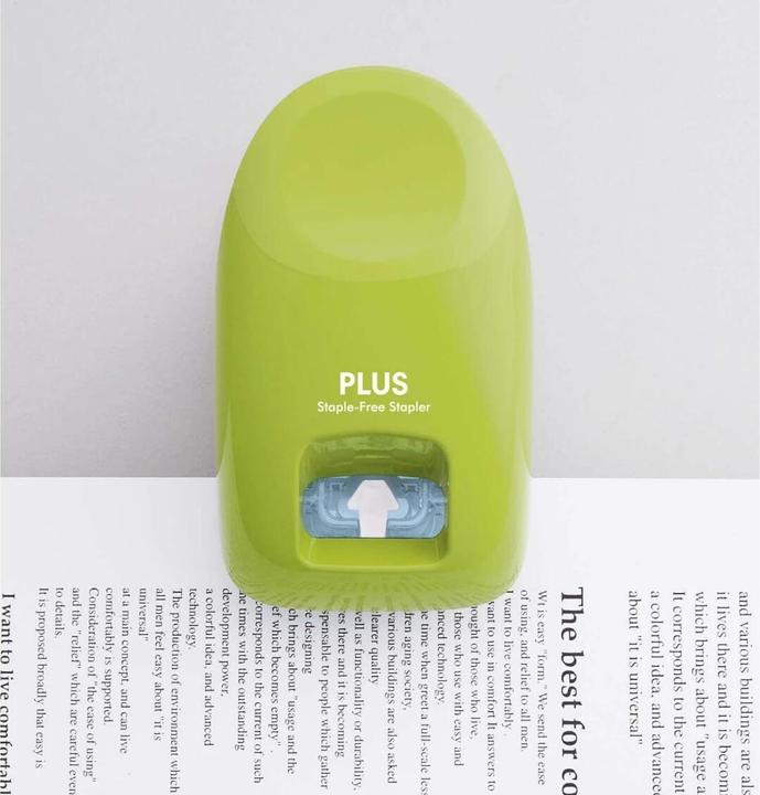 Actual product image Wedo Stapler 10 pages, green (10 Sheets)