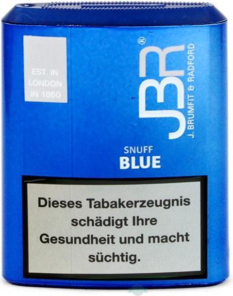 Actual product image JBR Blue Snuff (menthol, Ice candy, 10 g)