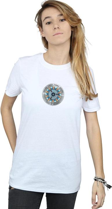 Produktbild Avengers Endgame Tony Stark Heart TShirt (L)