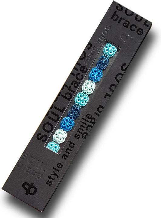 Actual product image Soulbrace bracelet Flower Power (26 cm, Textile embroidery)