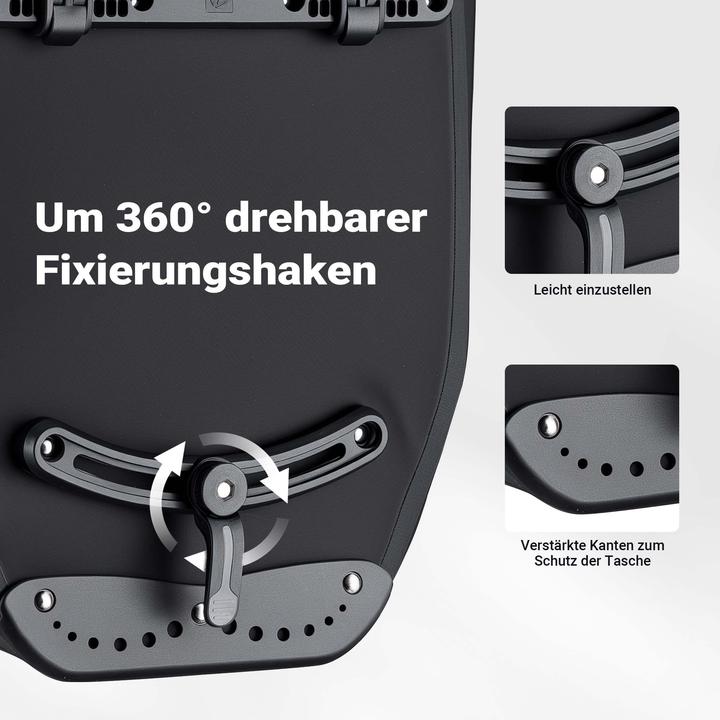 Produktbild Wiltec Gepäckträgertasche (28 l, Gepäckträgertasche)