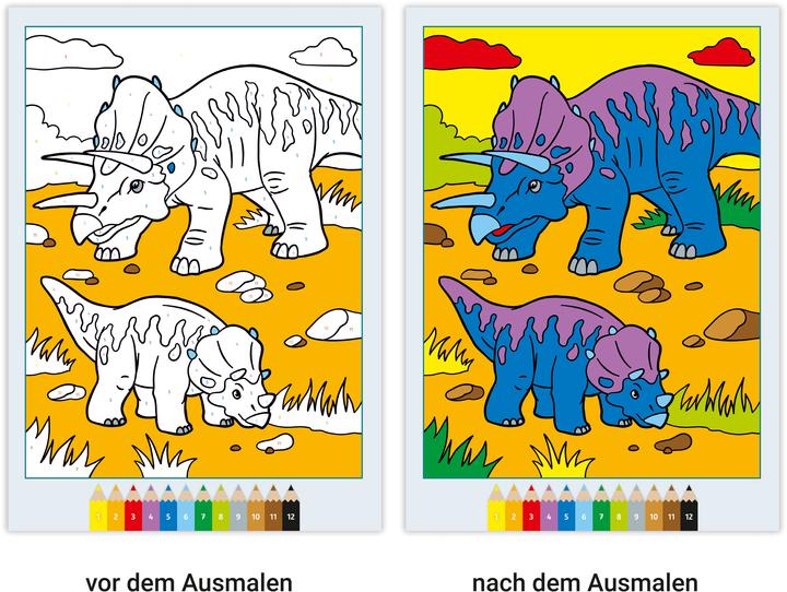 Produktbild Ravensburger CreArt Malen nach Zahlen ab 5: Dinosaurier