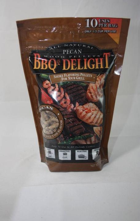 Actual product image BBQ’s Delight Pellets pecan wood 450 g