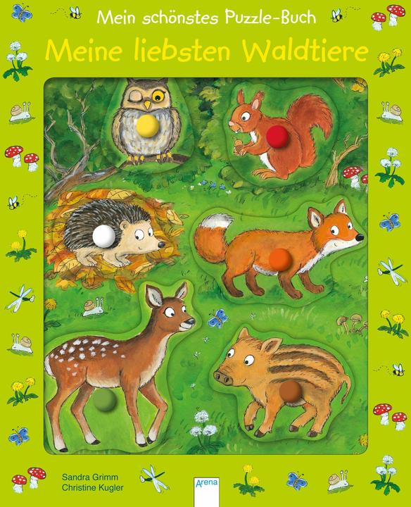 Produktbild Mein schönstes Puzzle-Buch. Meine liebsten Waldtiere (Deutsch, Sandra Grimm, 2020)