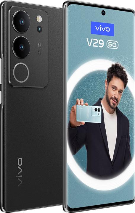 Image du produit Vivo V29 (256 Go, Noir Noble, 6.78", Double SIM, 50 Mpx, 5G)