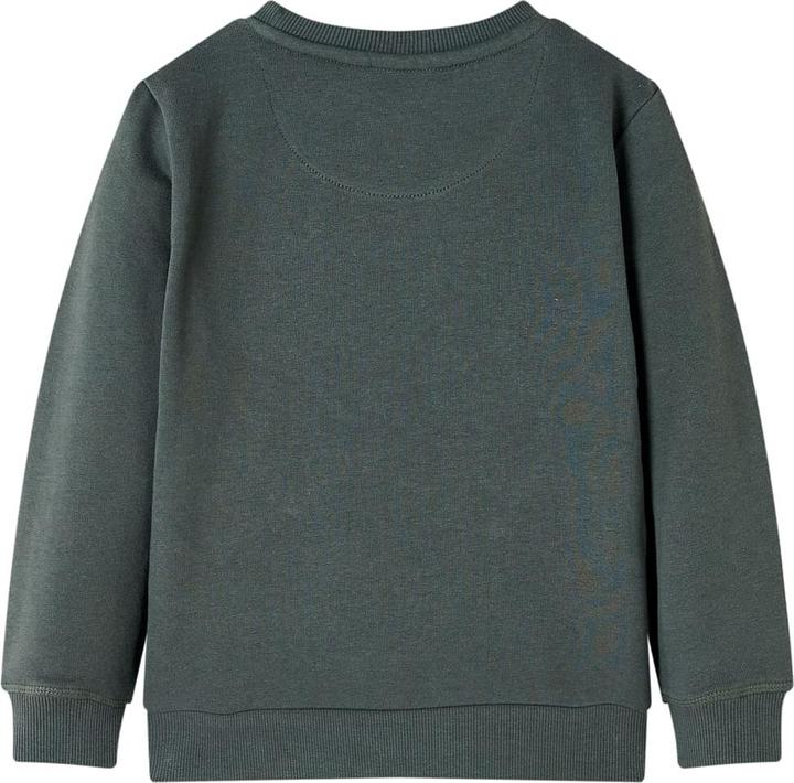 VidaXL Kinder-Sweatshirt Dunkles Khaki 140,Material: 92 (140)
