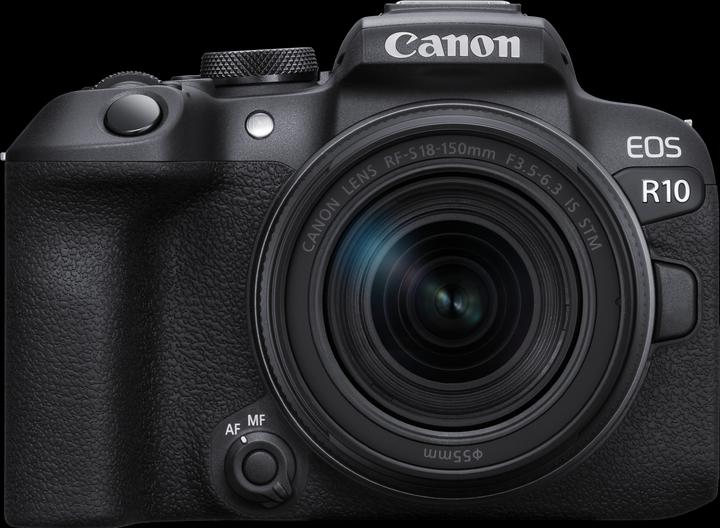 Image du produit Canon Kit EOS R10 avec adaptateur EF-EOS R - EU (18 - 150 mm, 24.20 Mpx, APS-C / DX)