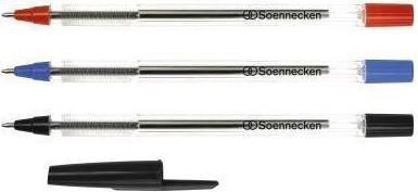 Produktbild Soennecken Einwegkugelschreiber 3609 Nr.1 Kappe schwarz 50 St./Pack (Schwarz, 50 x)
