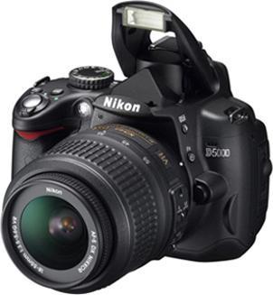 Actual product image Nikon D5000, 12.3 Mpixel, HD-Movies, 18-55mm VR Kit (12.30 Mpx)
