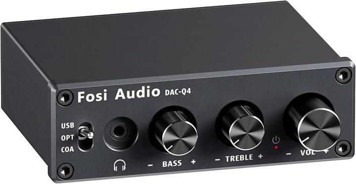 Immagine prodotto Fosi Audio Q4, 24-Bit/192 kHz DAC und Kopfhörerverstärker