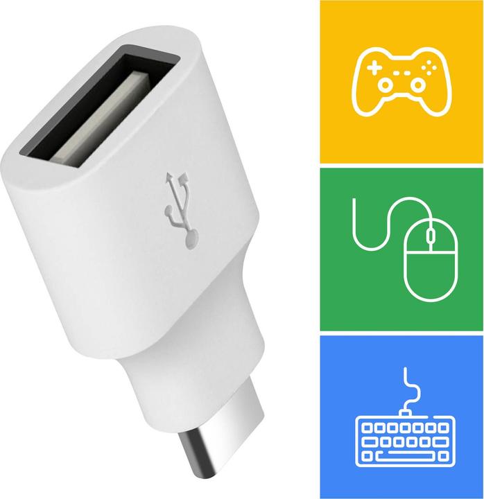 Actual product image Google USB socket to USB-C plug OTG adapter (USB, USB Type C)