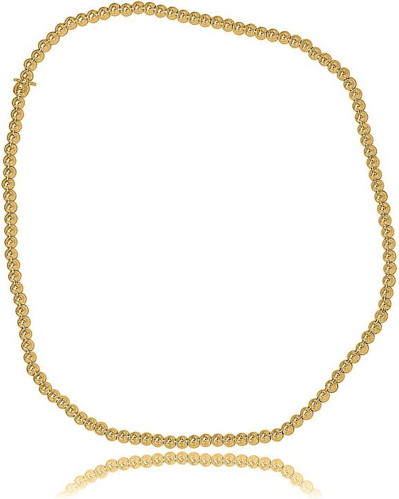 Immagine prodotto Leyda Cavigliera a sfera (Argento 925, placcato oro 750 / oro 18 K, 24 cm)