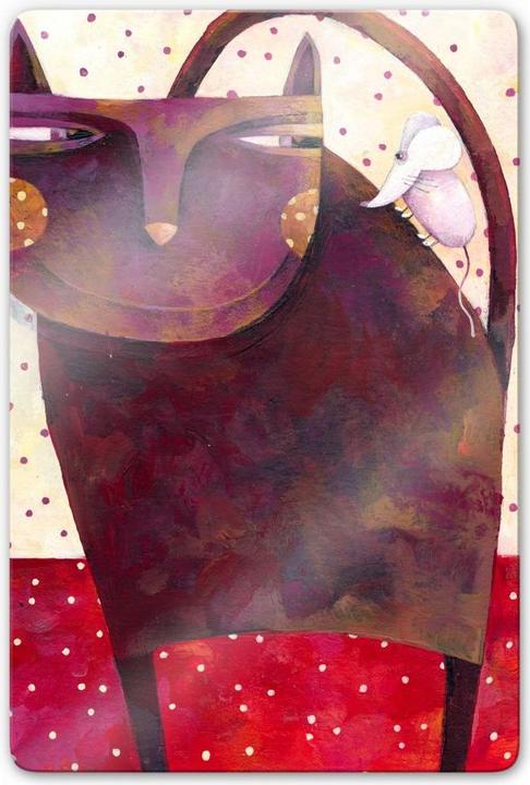 Image du produit Trenddeko Blanz - Le chat et la souris (40 x 60 cm)