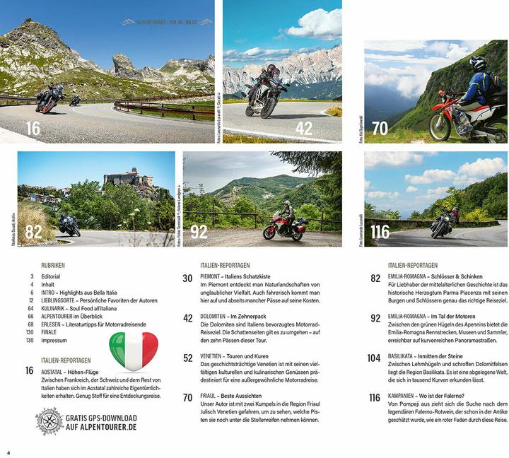 Immagine prodotto Alpentourer Spezial Italien (Tedesco, Stephan Fennel, Leonardo Lucarelli, Fulvio Terminelli, Antonio Femia, Snežana Šimičić, 2023)