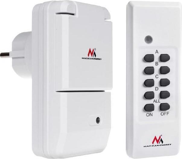 Actual product image Maclean The socket is controlled via an external remote control Energy MCE158