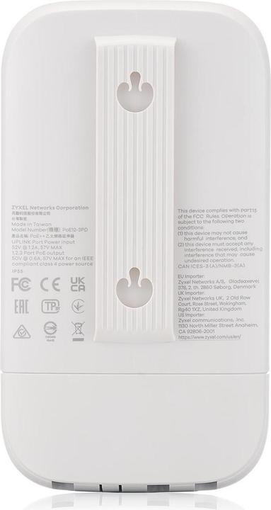Actual product image Zyxel 1G Ethernet Outdoor PoE+ Extender IP55 rated (802.3at (PoE+), 45 W)