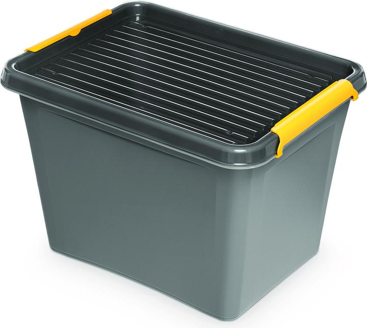 Produktbild Orplast Vorratsbehälter, Solidstore-Box, 19 l, grau (40 x 26 x 30 cm, 19 l)