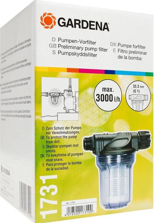 Produktbild Gardena Pumpen Vorfilter