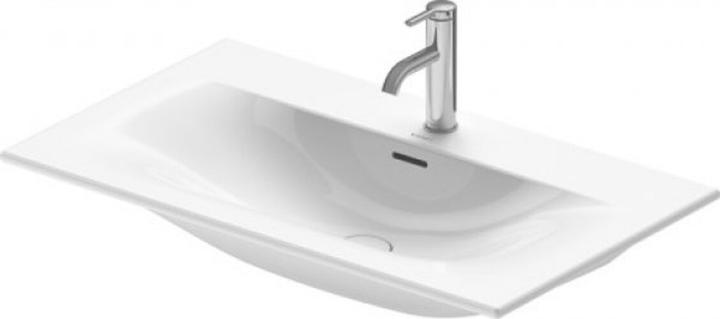 Produktbild Duravit Waschtisch VIU 830x490mm m ÜL m HLB o Hahnloch weiss WG (490 mm, 830 mm)